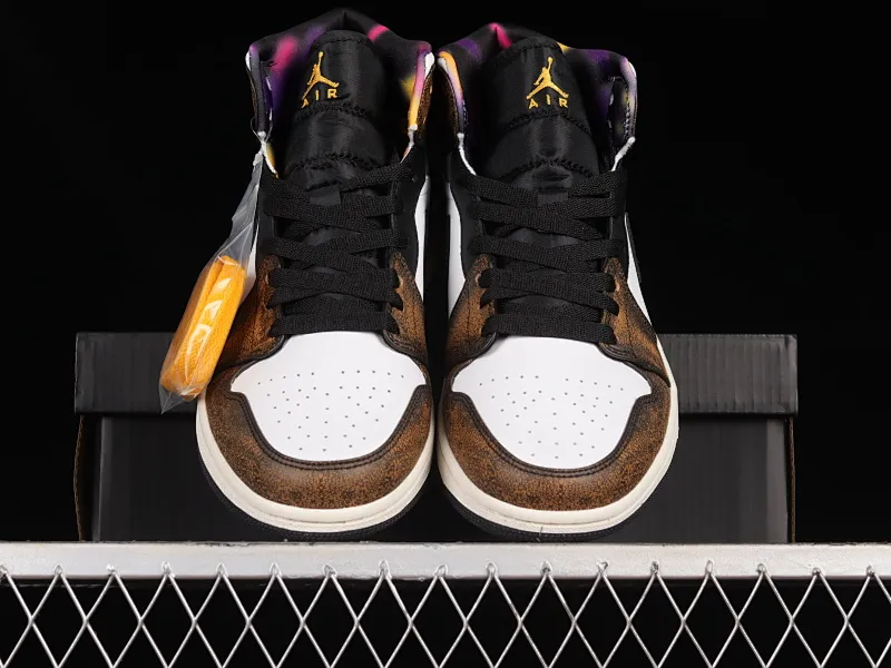 All categories Air Jordan Jordan series basketball shoes Air Jordan 1 Mid Air Jordan 1 Mid "Wear Away" AJ1 Joe 1 starry sky tie-dye China basketball shoes DQ8417-071